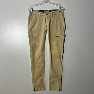 Vintage Lucky Brand Standard Issue Multi Pocket Low Rise Chino Pants Womans 27